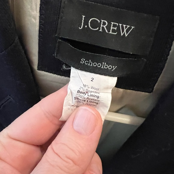 J crew navy schoolboy blazer original style EUC - Picture 5 of 6